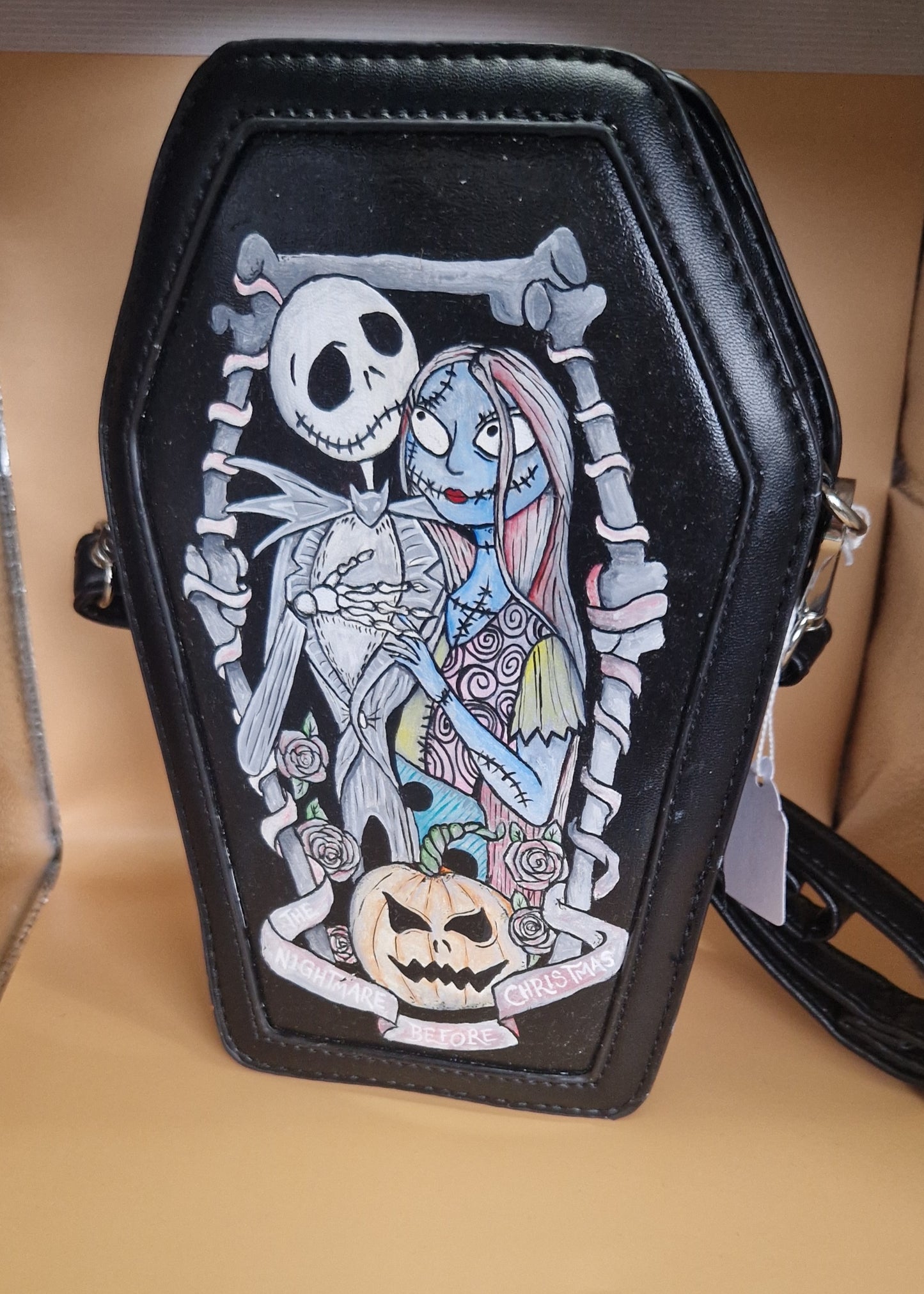 Jack and Sally inspired handbag